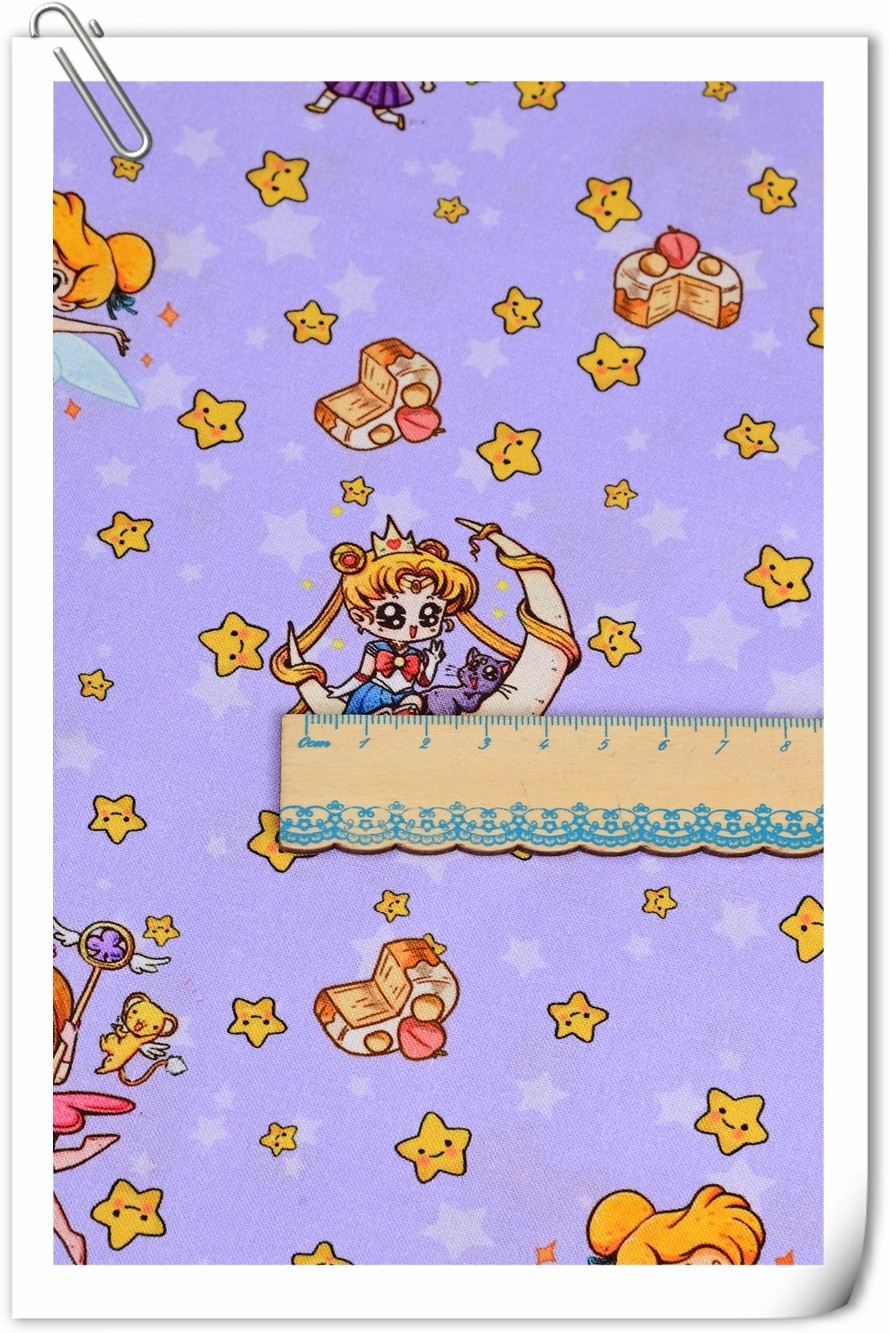 Sailor Moon Stars Cartoon Girl - огляд і ціна Textile And Sewing Materials