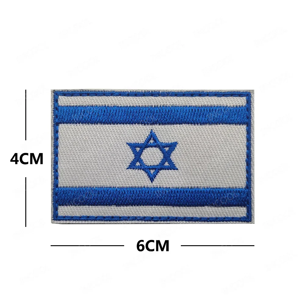 Reflective Israeli Israel Embr - огляд і ціна Velcro Sew On