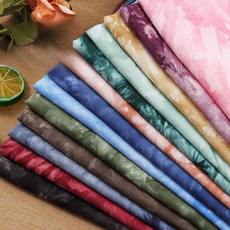 Tie-dye Thin Cotton Linen Fabr - огляд і ціна Sewing Tie Dye