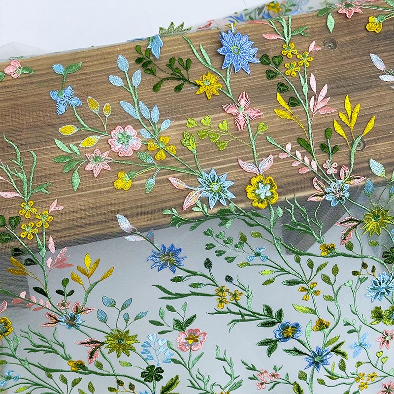 90x130cm Floral Vine Embroider - огляд і ціна Textile And Sewing Materials