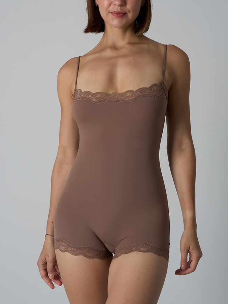 Lace Trim Romper Bodysuit – Ul - огляд і ціна Sewing Nylon