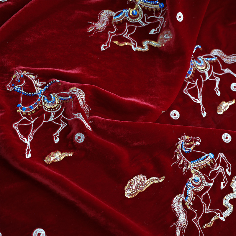 Autumn/Winter Thick Silk Velve - огляд і ціна Sewing Velvet Fabric
