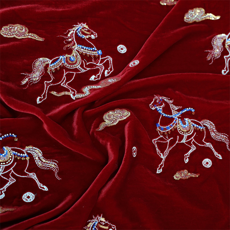 Autumn/Winter Thick Silk Velve - огляд і ціна Sewing Velvet Fabric