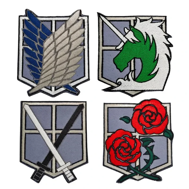 Attack on Titan Anime Embroide - огляд і ціна Velcro Sew On