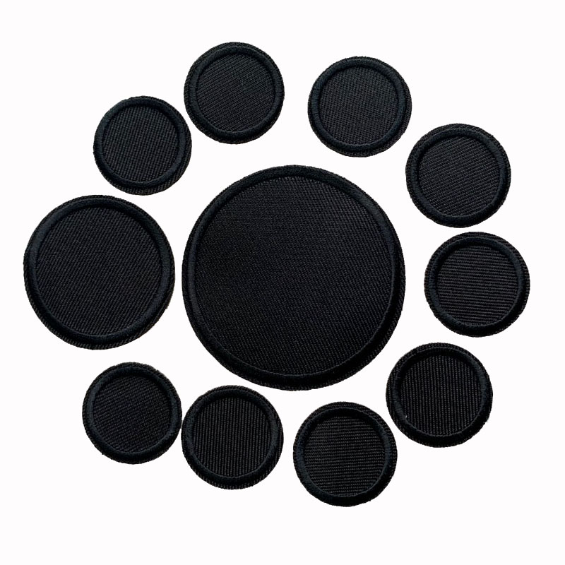 5Pcs Black Round Patches For C - огляд і ціна Velcro Sew On