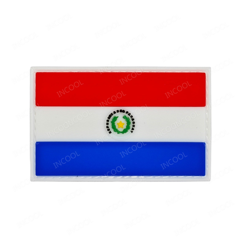 Paraguay Flag Embroidered Patc - огляд і ціна Velcro Sew On
