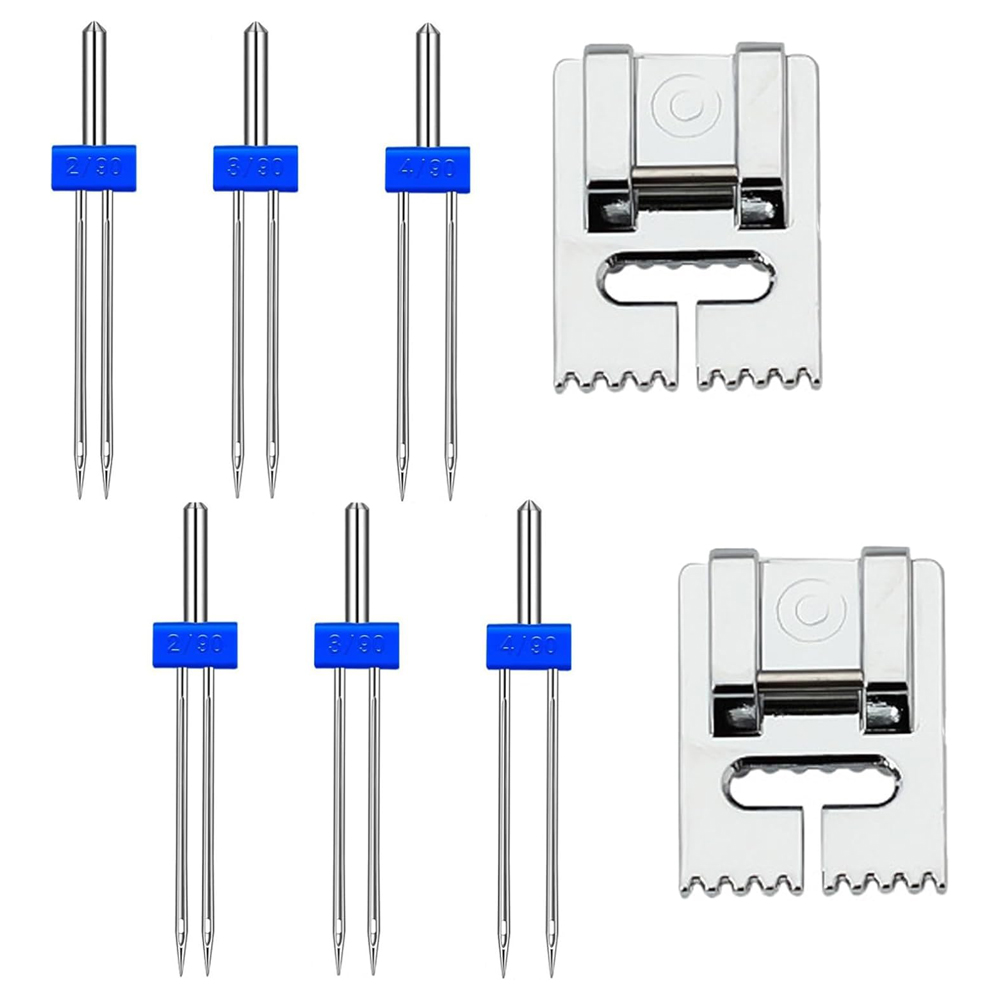 6PCS Twin Needle Double Needle - огляд і ціна Twin Needle Stretch