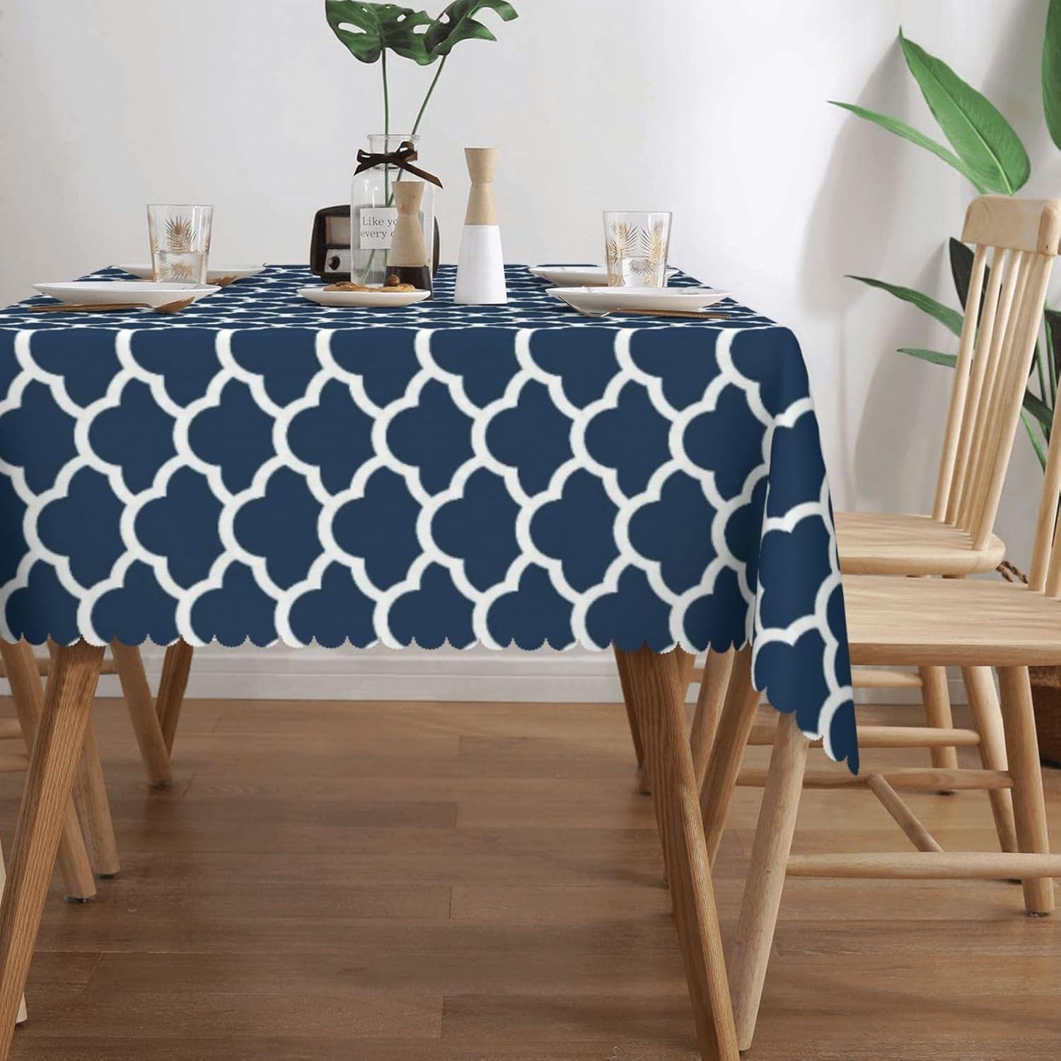 Blue Tablecloth Navy Cloud Sea - огляд і ціна Century Textile & Sewing Supply