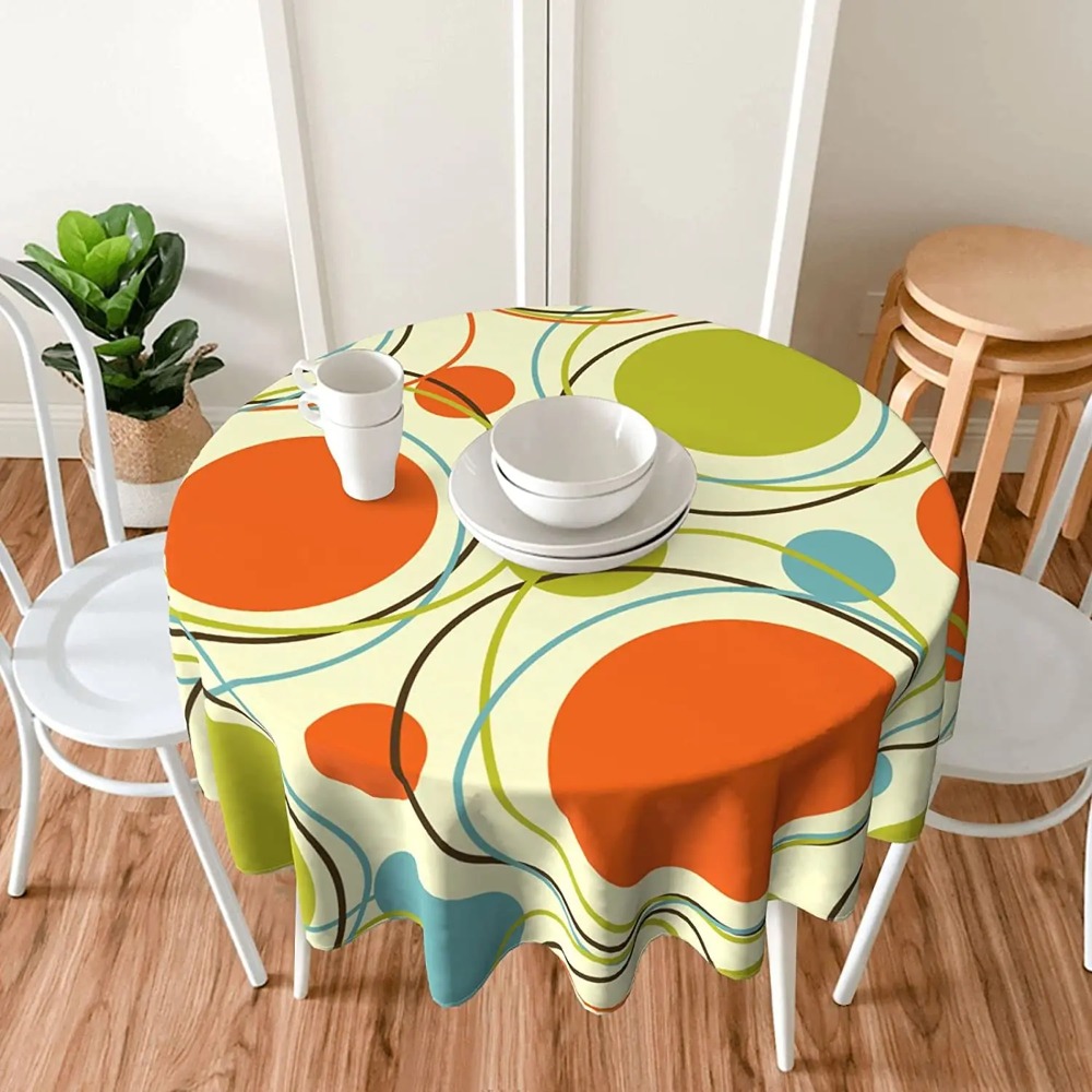 Table Cloth Colorful 1950s Ret - огляд і ціна Century Textile & Sewing Supply