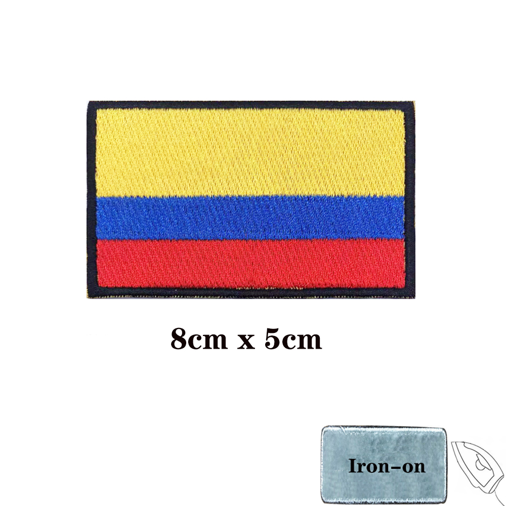Colombia flag Patches Armband  - огляд і ціна Velcro Sew On