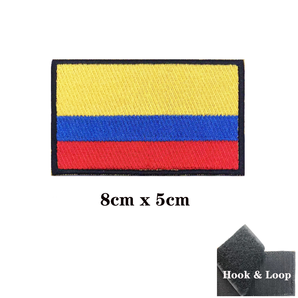 Colombia flag Patches Armband  - огляд і ціна Velcro Sew On
