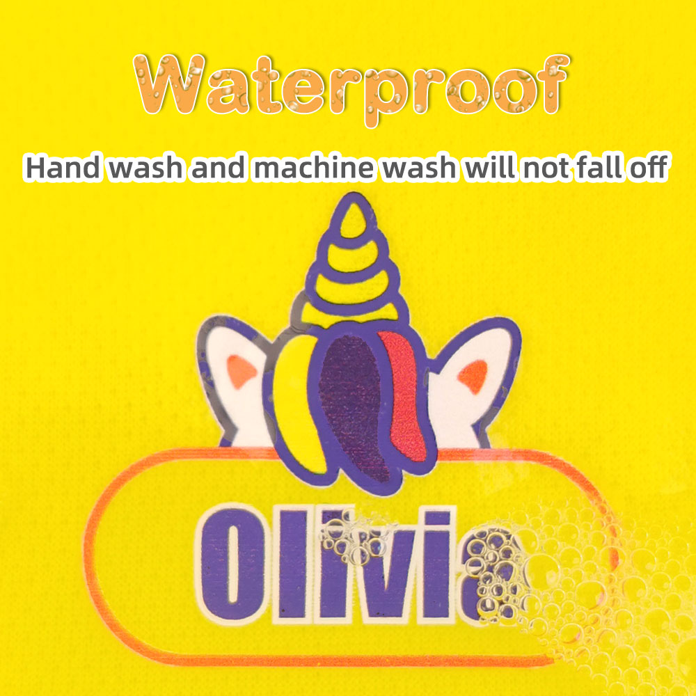 Custom Iron on Name Sticker Pe - огляд і ціна Sewing Label