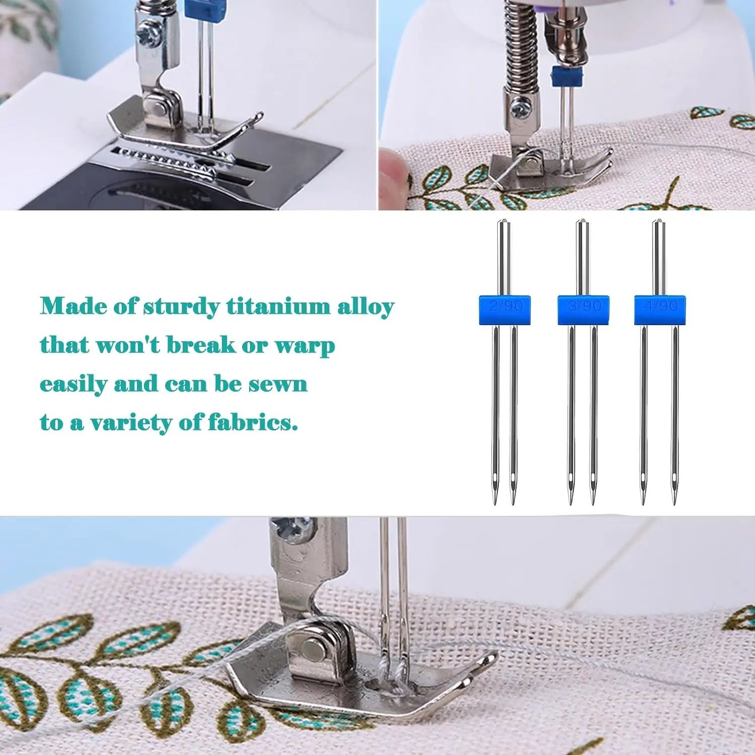 Universal Twin Sewing Needles  - огляд і ціна Twin Needle Stretch