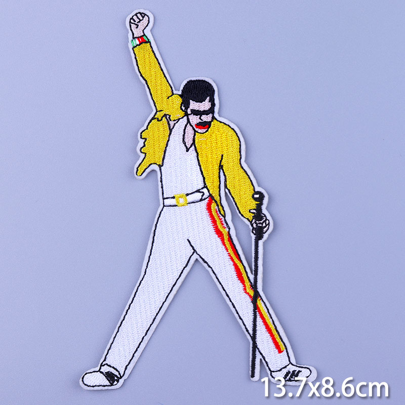 Freddie Mercury Badge Rock Ban - огляд і ціна Velcro Sew On