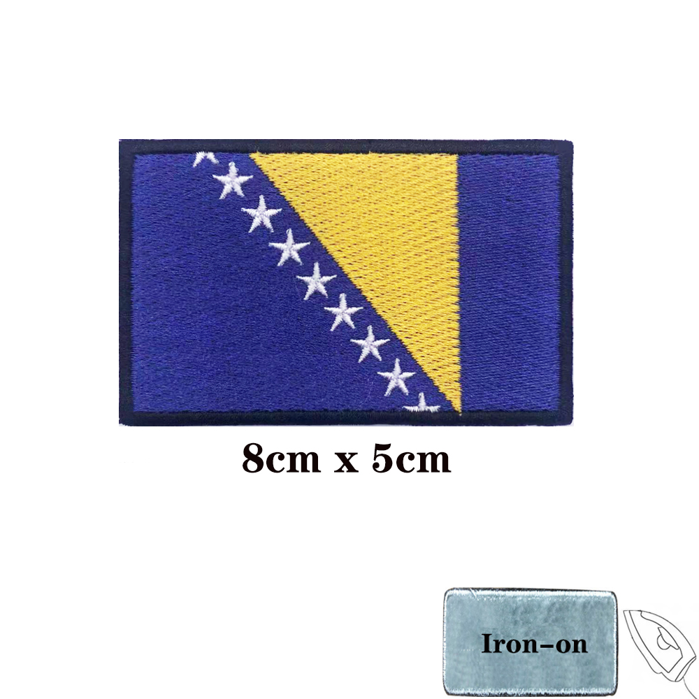 1PC Flag of Bosnia and Herzego - огляд і ціна Velcro Sew On