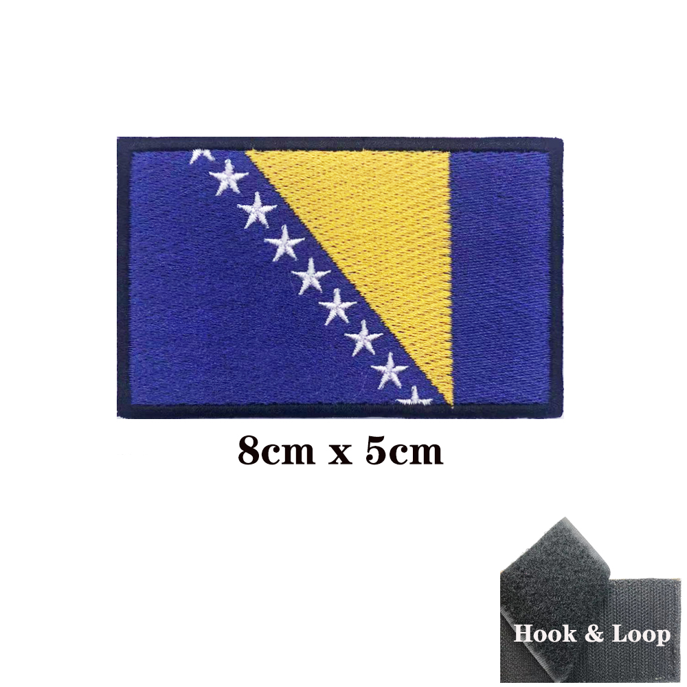 1PC Flag of Bosnia and Herzego - огляд і ціна Velcro Sew On