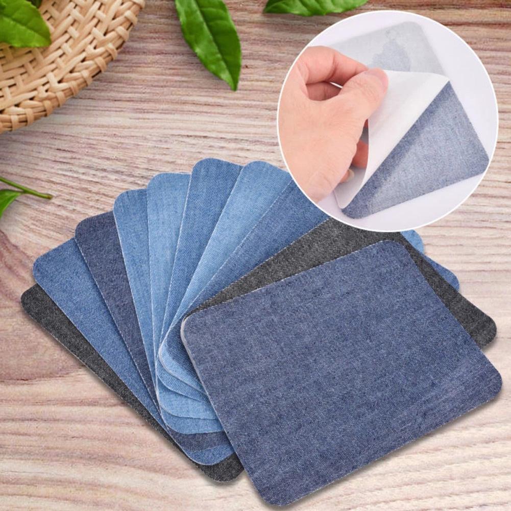 20Pcs Denim Cut Piece Iron On  - огляд і ціна Velcro Sew On