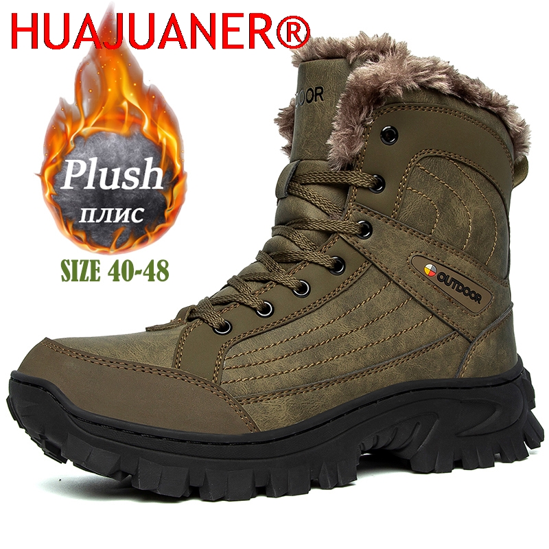 Men Winter Snow Boots Platform - огляд і ціна Sewing Nylon