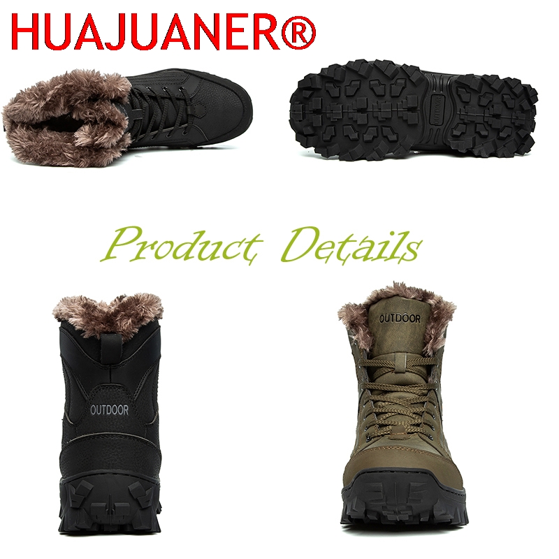 Men Winter Snow Boots Platform - огляд і ціна Sewing Nylon