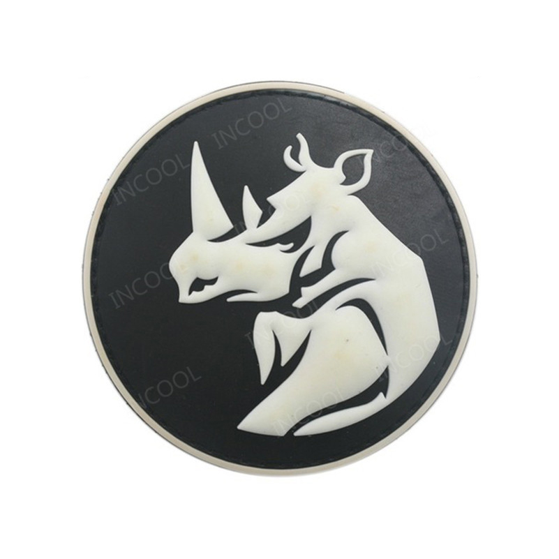 Rhino Head PVC Patch Tactical  - огляд і ціна Velcro Sew On