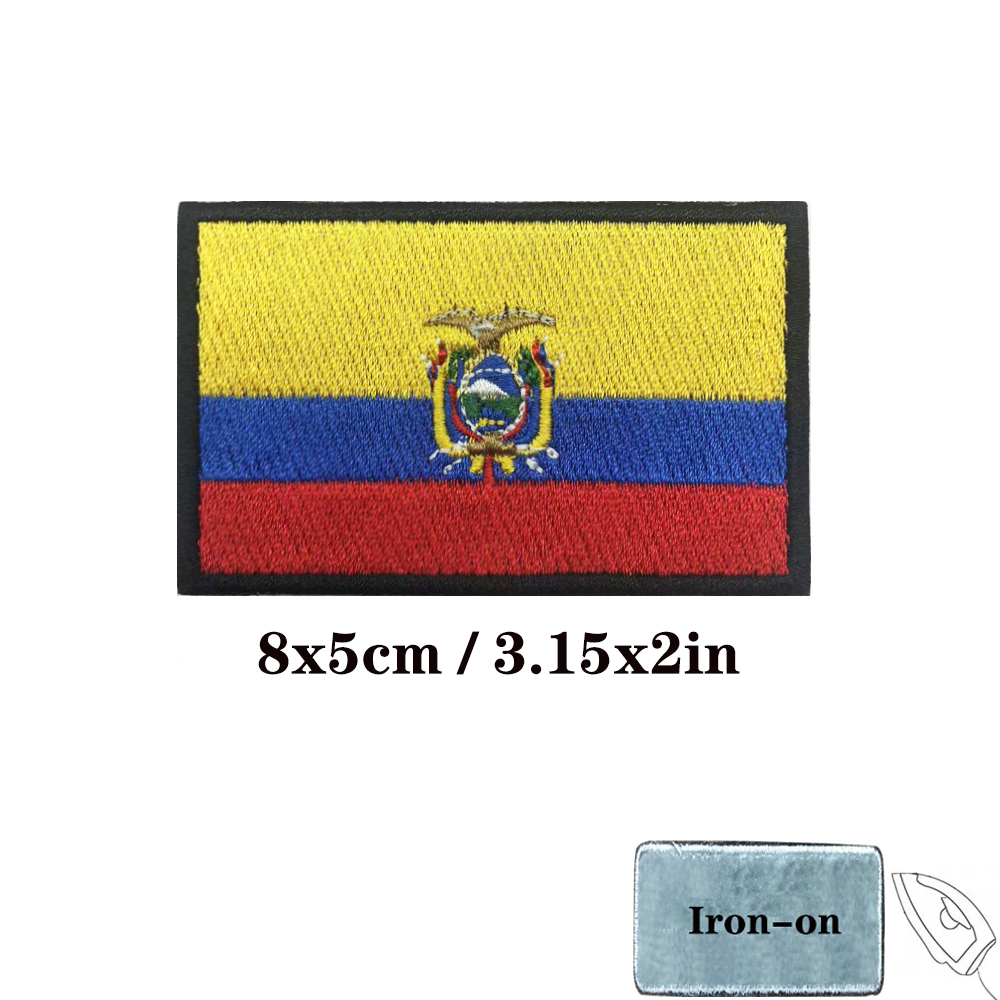 1PC Ecuadorian flag Ecuador Pa - огляд і ціна Velcro Sew On