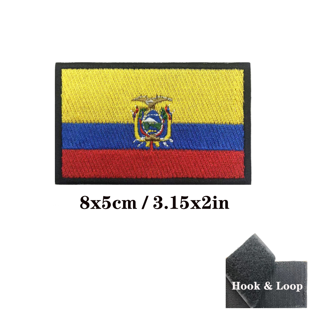 1PC Ecuadorian flag Ecuador Pa - огляд і ціна Velcro Sew On